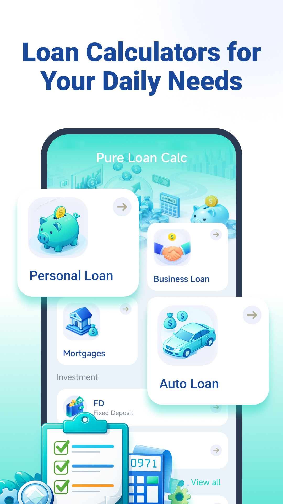 Pure Loan Calc — loan and finance tools on mobile