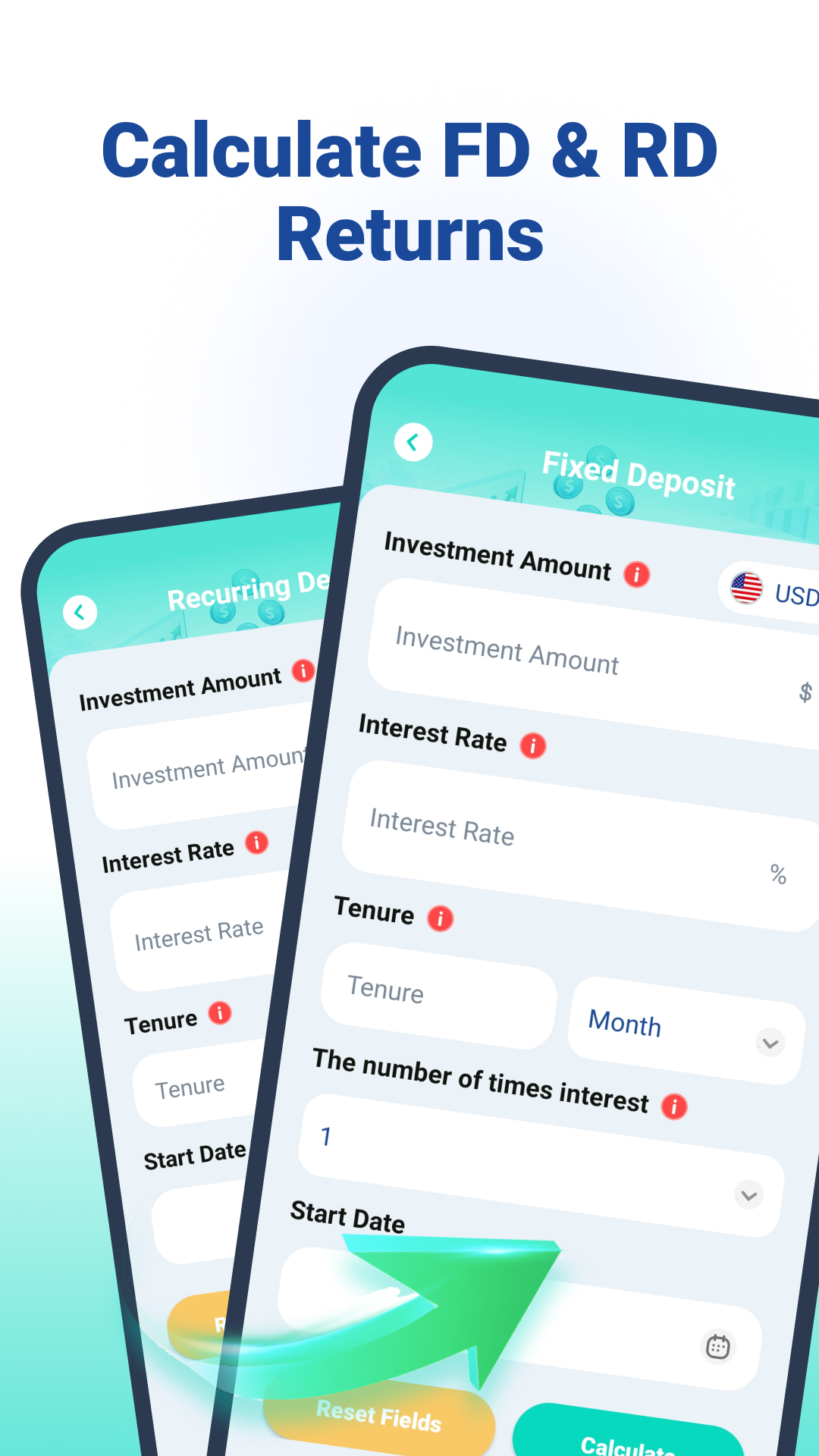 Pure Loan Calc app screen